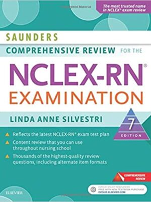 دانلود کتاب ساندرز Saunders Comprehensive Review for the NCLEX-RN Examination 7th Edition